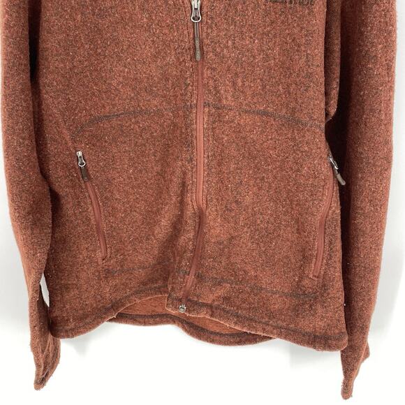 Marmot Fleece Full Zip Jacket Rust Red Men's Size L - Picture 4 of 9